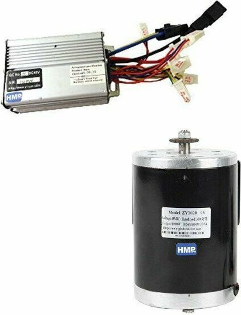 RC Elektro Motor 48V 1000W 3000RPM MY1020 + Controller 48V Produktbild 