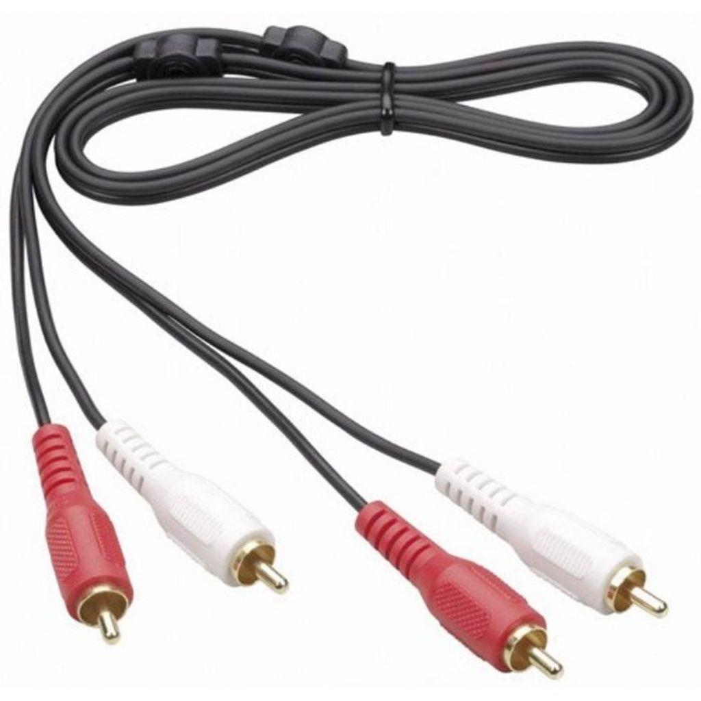 Thomson Stereo Cinch-Kabel für Audioverbindungen, 2 m, vergoldete Stecker