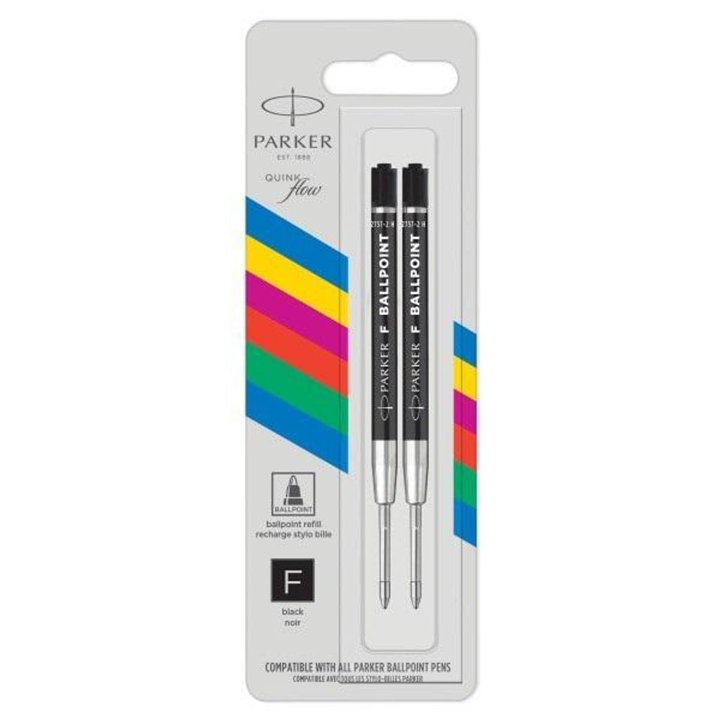 Parker Kugelschreibermine Schwarz F BL 2 Stück 5417