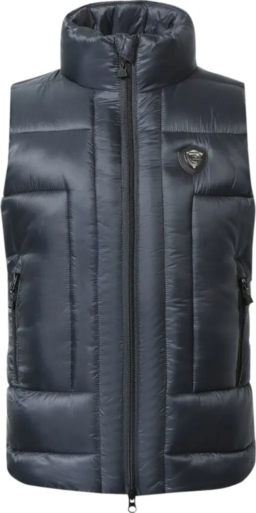 Gilet enfant matelassé anti-froid bleu marine Covalliero - Taille 140/146