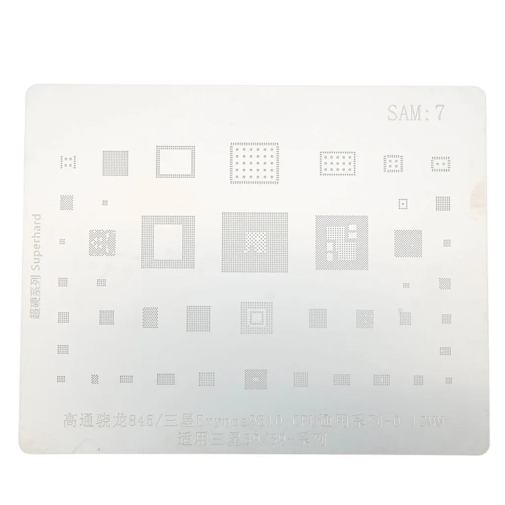 Stencil Reballing Professionale BGA - Modello Impianto CPU iPhone e Android - 3