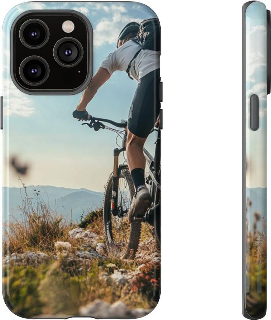 Abenteuer auf felsigem Trail – Hülle Kompatibel mit iPhone 14 Pro Max