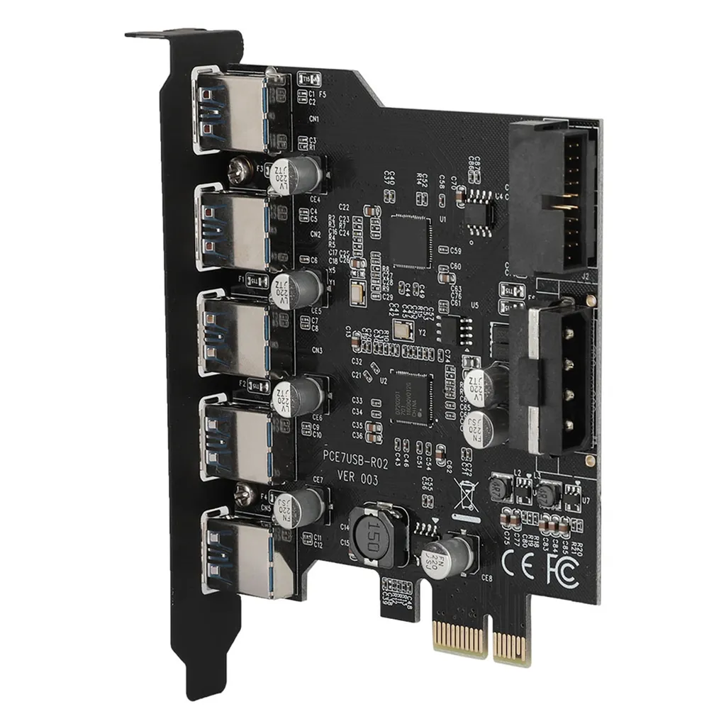 Scheda Espansione PCI-E USB 3.0 5 Porte | Soluzione Professionale Ufficio