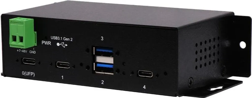 Extension USB Industrielle EX-1274HMV pour Rail DIN et Usage Intensif