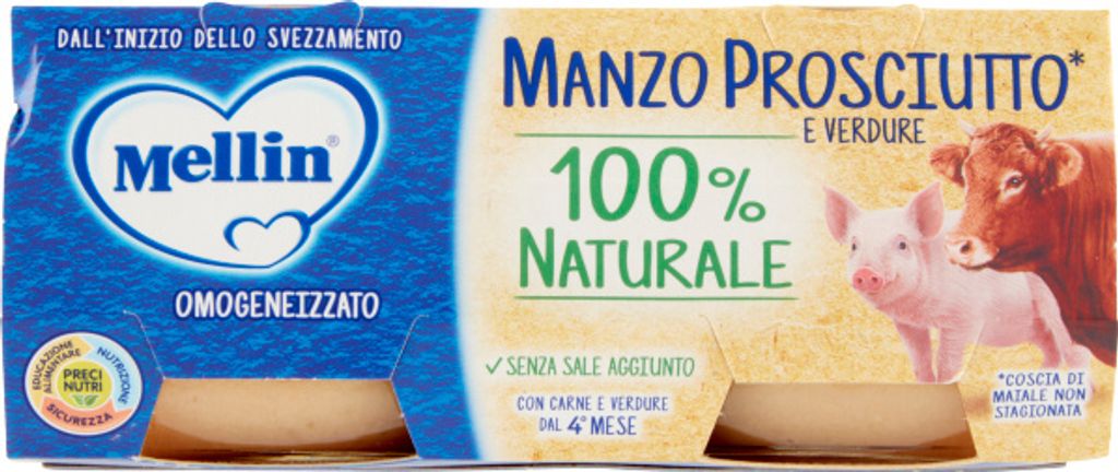 Mellin Manzo E Prosciutto 80gx2 Produktbild 