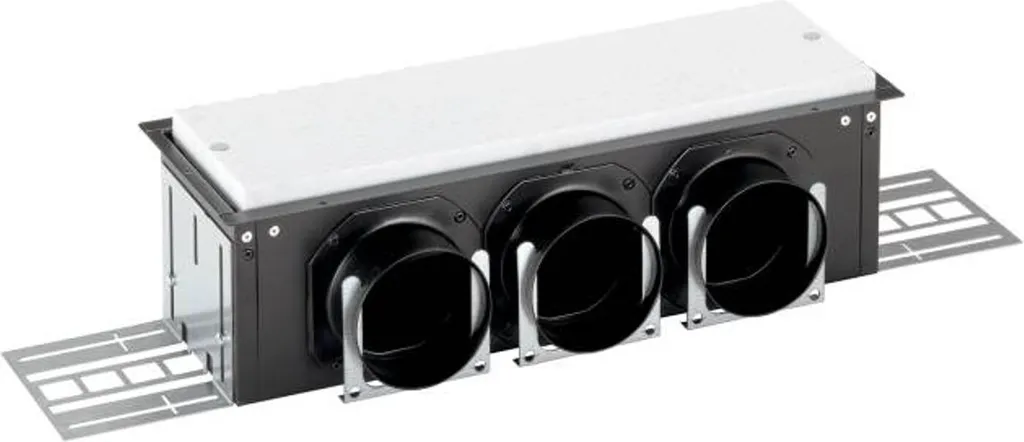 Boîtier d'air Zehnder CLD-P 75 plat 140 mm à haute étanchéité pour gaine