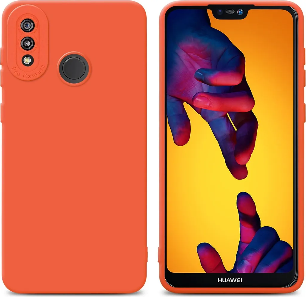Custodia Protettiva Huawei P20 Lite 2018 Cadorabo - Silicone Arancione