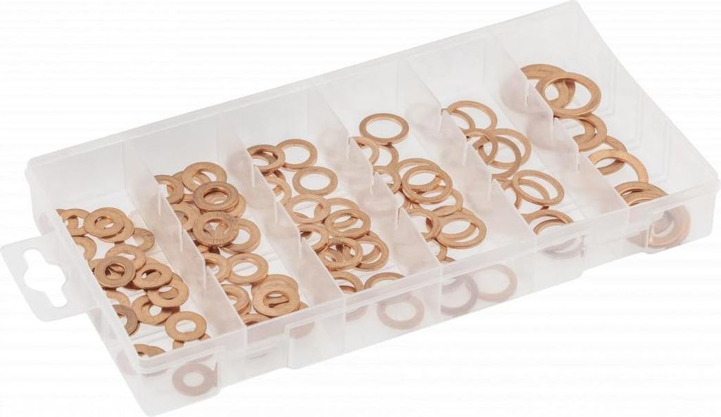 Högert Kupfer-Unterlegscheiben, 110 Stk.