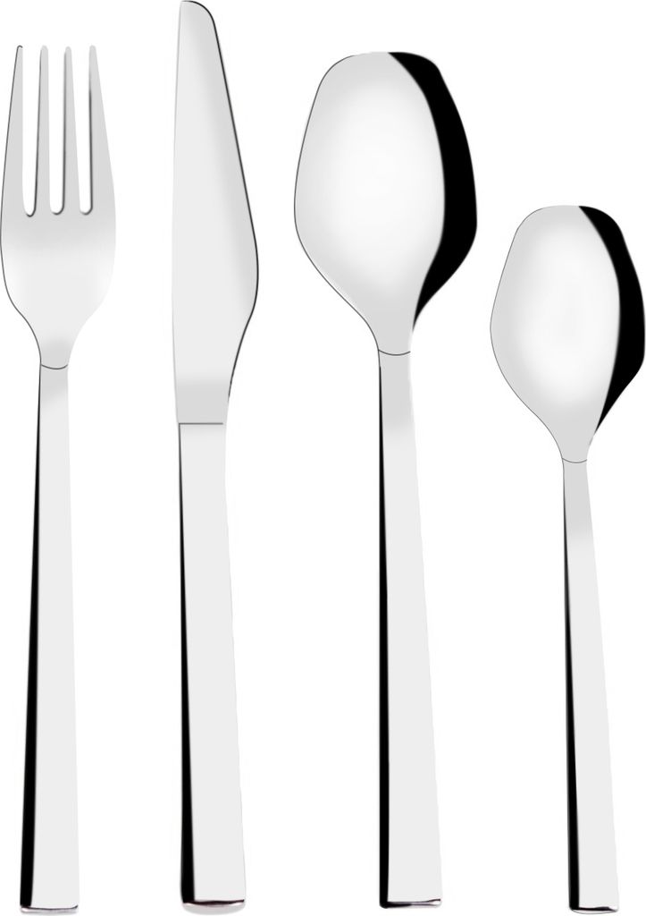 Serenk New York 24-teiliges Edelstahl-Besteckset – Premium Besteck aus 18/10 Edelstahl, Spülmaschinenfest, Ideal für Alltag und Anlässe, Türkiye