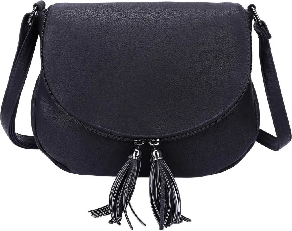 Borsa Donna Nera Gallantry con Zip | Tracolla Chic per Look Casual