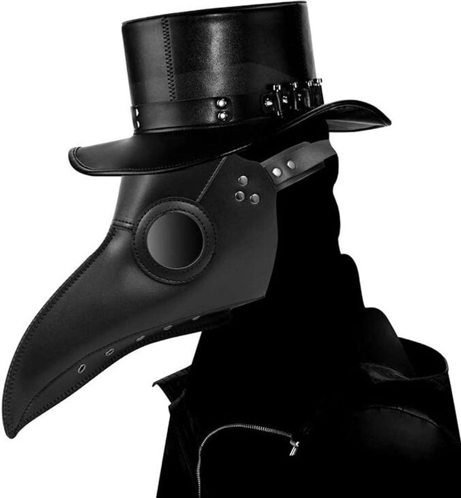 Halloween Maske, Schnabelmaske Pestmaske Rabenmaske Pest Produktbild 