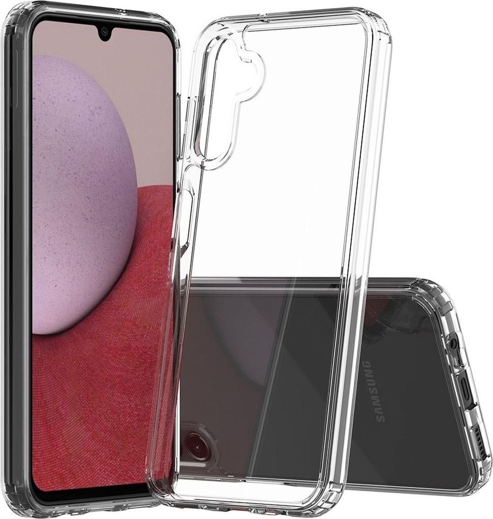 Hülle für Samsung Galaxy A14 4G/5G Handy Case Hybrid Silikon Bumper Cover Klar