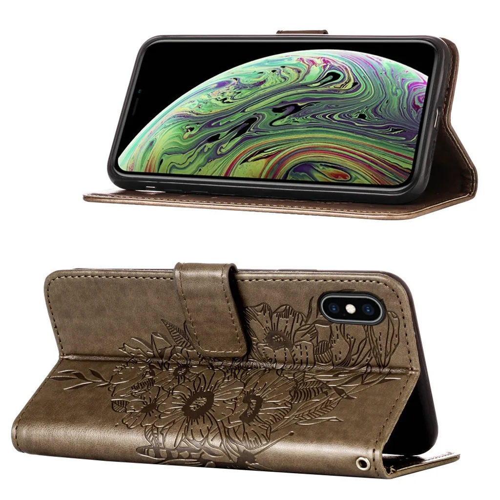 Asuwish Custodia per Cellulare per iPhone XS Max Custodia con Pellicola