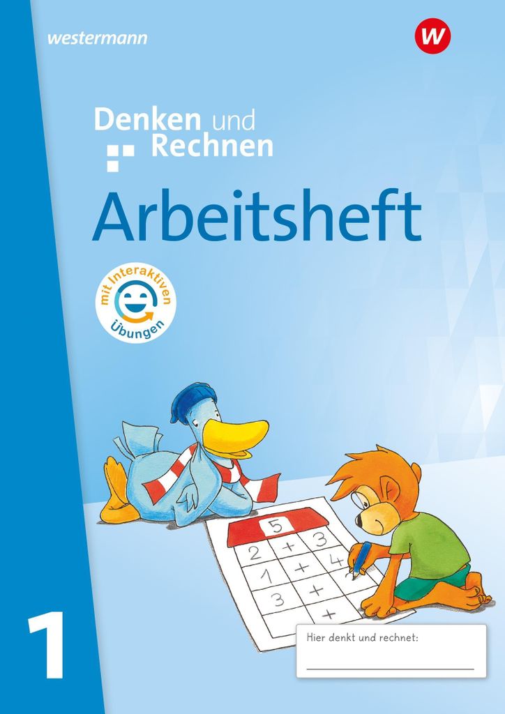 Denken und Rechnen 1. Arbeitsheft mit interaktiven Übungen. Image du produit 