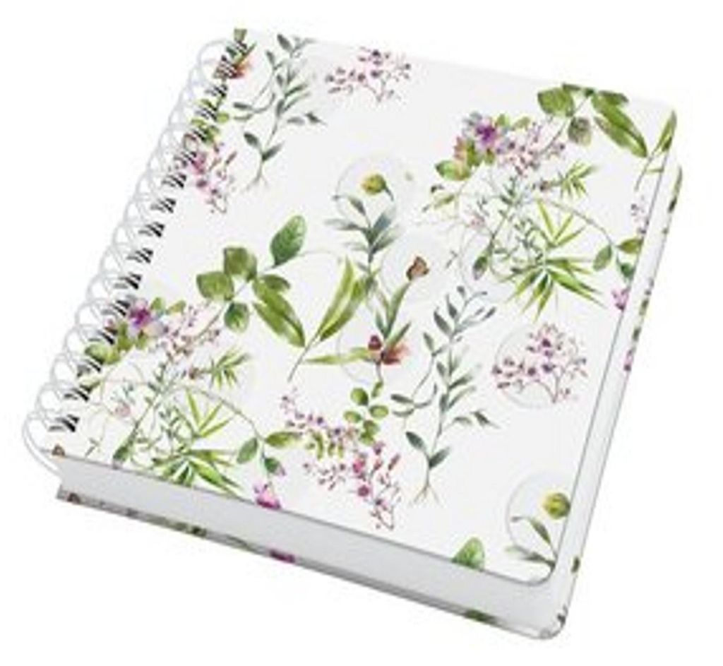 sigel Spiralbuch Jolie Inspire Square "Fairytale Garden" ca. DIN A5 quadratisch