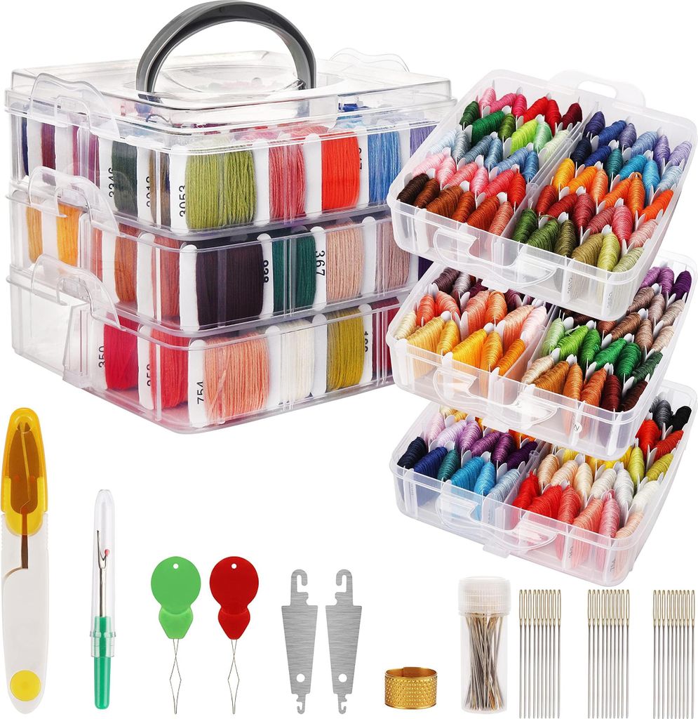 Handi Stitch Stickgarn Set - (187er Pack) - Kreuzstich Set Produktbild 