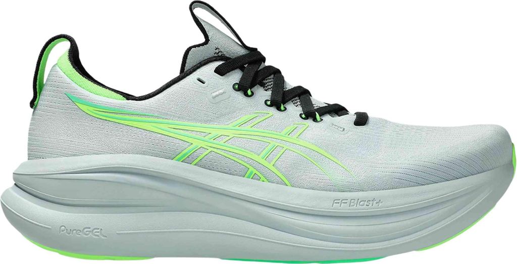 Asics Running Shoes 1011C127-400 in COLD MOSS/ILLUMINATE GREEN color size 43.5
