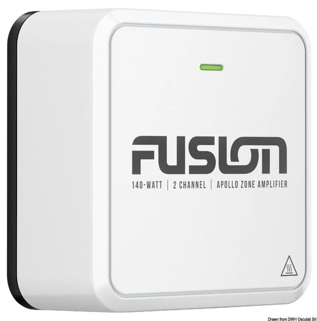 Ampli de puissance marine Osculati 140W 2 canaux - Modèle MS-APDA214