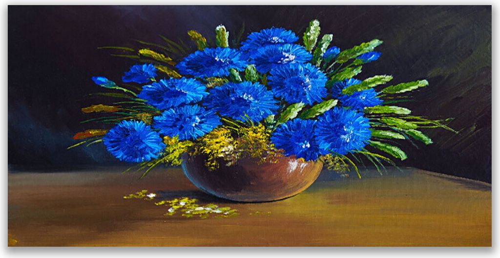 Glasbilder 120x60 Wandbild Druck auf Glas Blumen Pflanzen