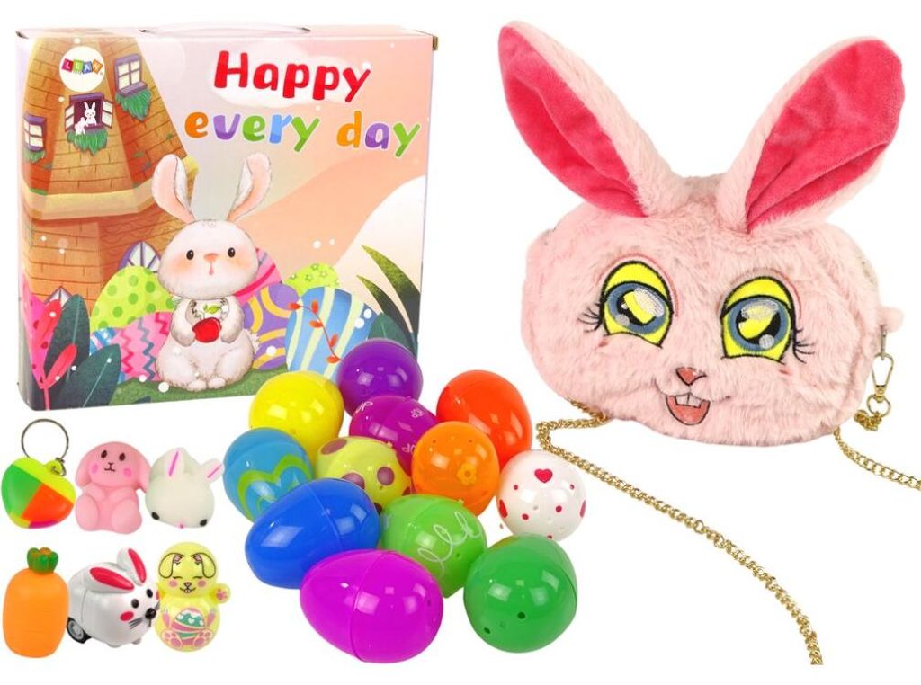 Leantoys Fidget Toys Ostereier-Set Tasche Hase
