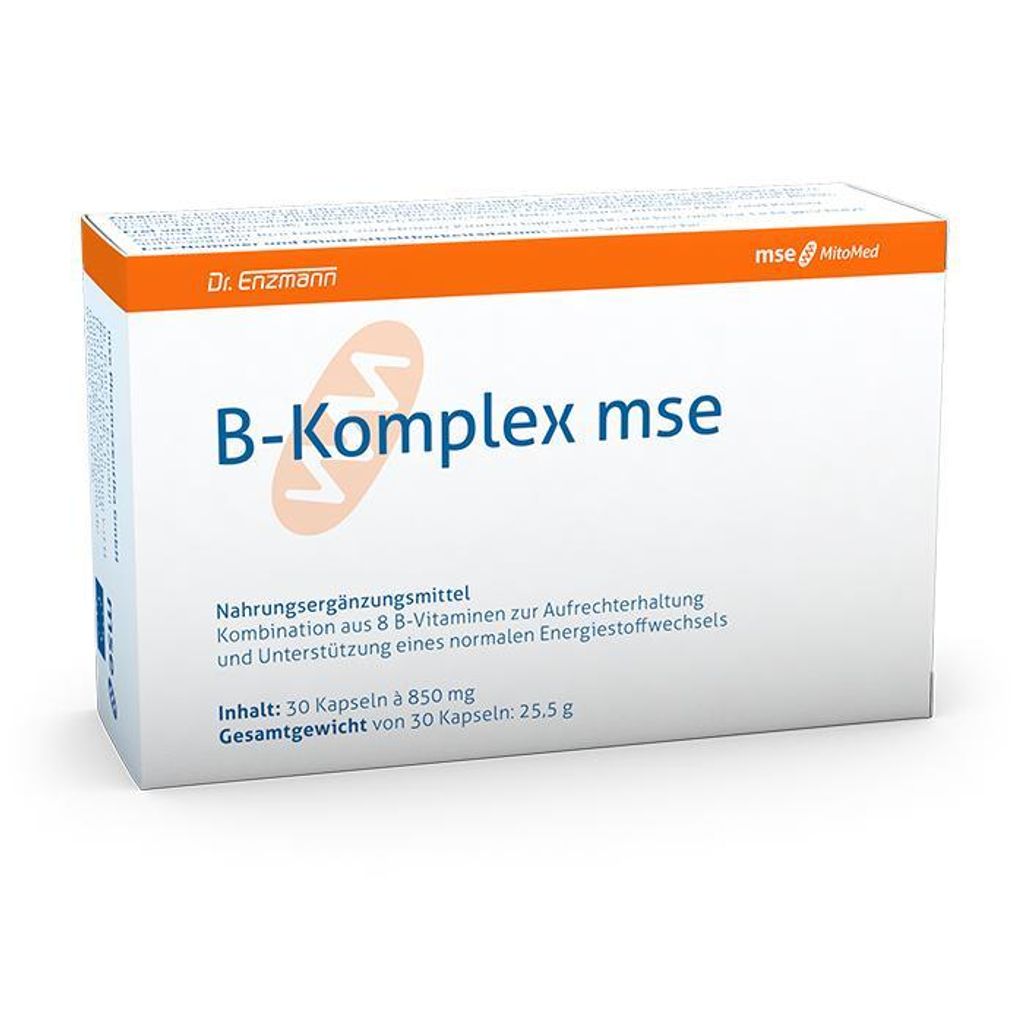 Dr. Enzmann B-Komplex 30 Kapseln – Cholin, Inositol & B-Vitamine - MSE