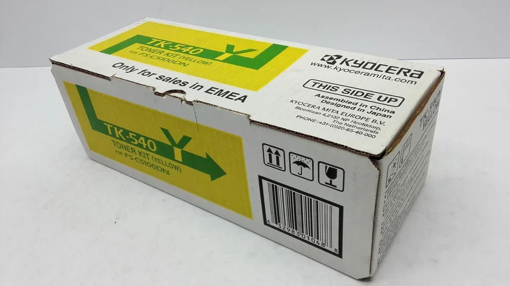 Kyocera TK-540Y Toner Giallo Originale 1T02HLAEU0 per FS-C5100DN - 7