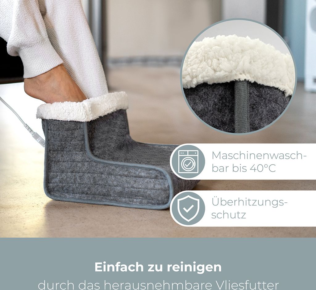 ProfiCare® elektrischer Fußwärmer | langanhaltende und Produktbild 3