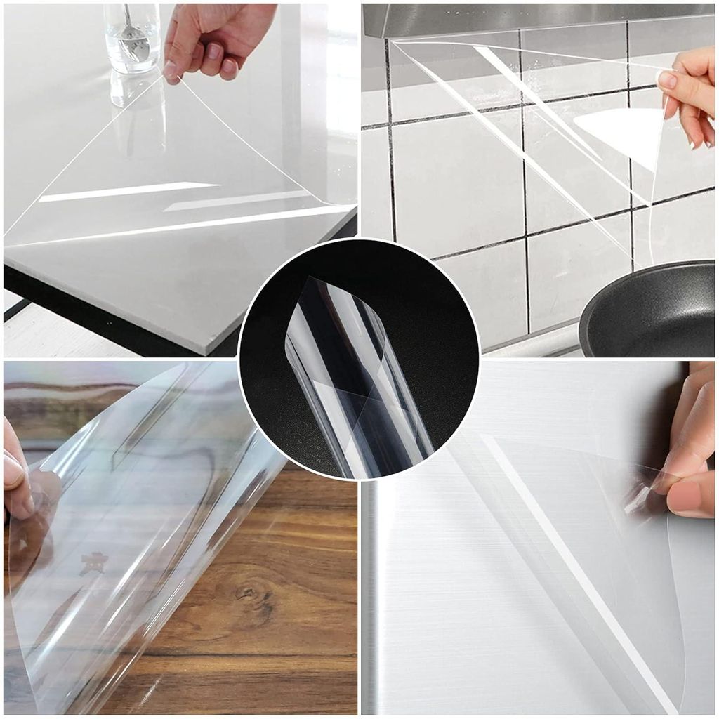 Transparent Klebefolie Selbstklebende Folie ​Küchenfolie Produktbild 