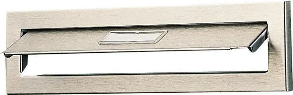 Entrée de lettre inox 300x30mm Decayeux n°3 pour boîte aux lettres