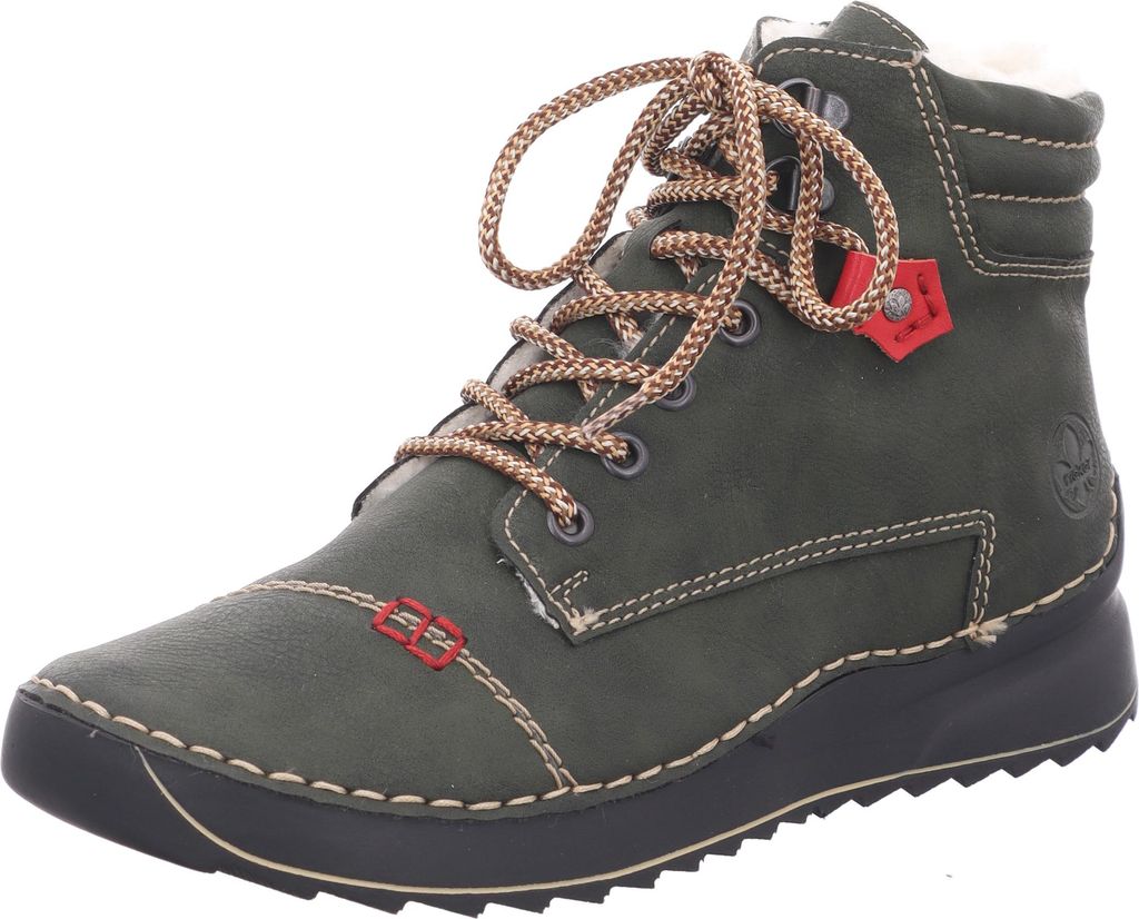 Rieker Damen Stiefelette gefüttert Grün Image du produit 