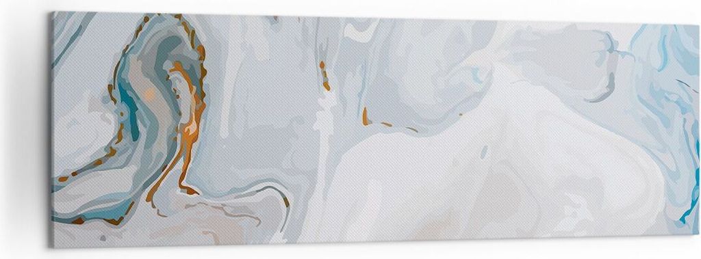 Bild auf Leinwand - Leinwandbild - Abstraktion modern - 160x50cm - Wand Bild - Wanddeko - Leinwanddruck - Bilder - Kunstdruck - Wanddekoration - Le...