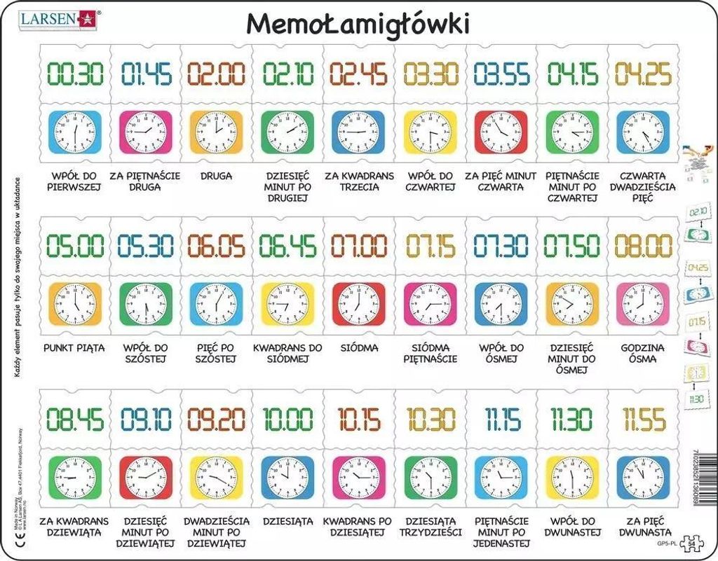 Larsen Zegar i czas (Maxi) PL