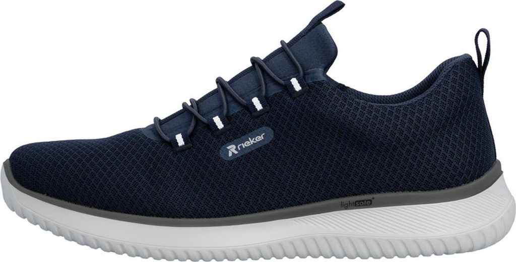 Chaussons de ville Rieker pour hommes, couleur bleue, style Image du produit 