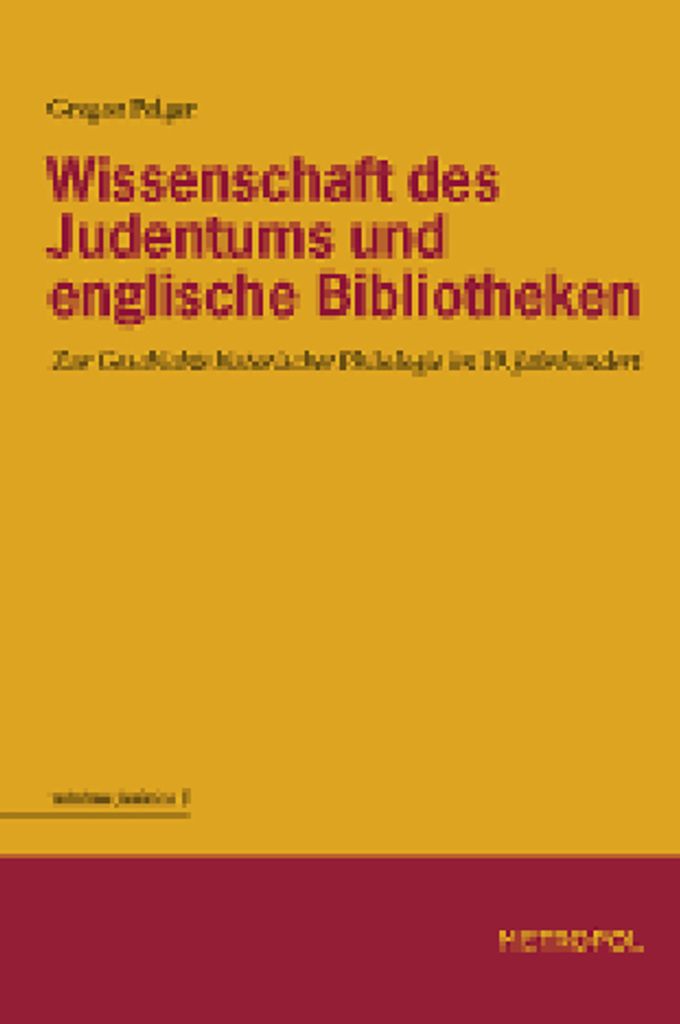 Wissenschaft des Judentums und englische Bibliotheken