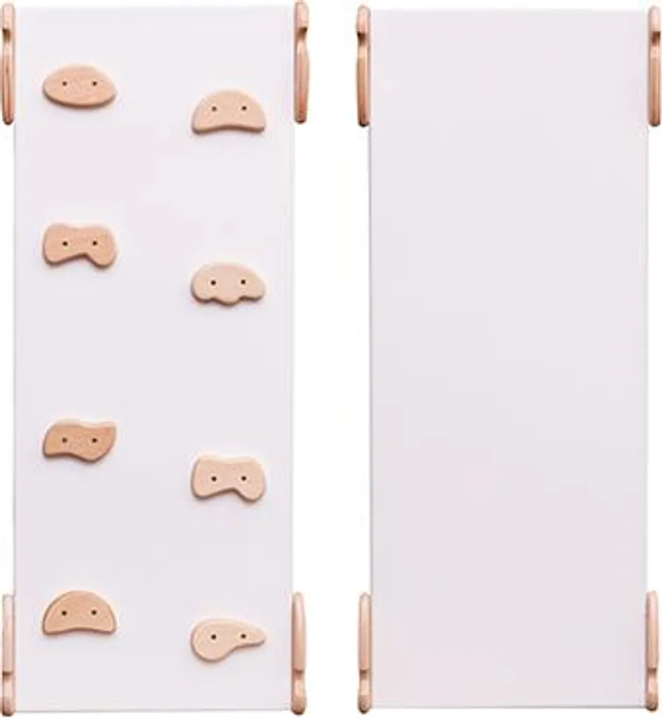 Toboggan enfant pour motricité libre en bois blanc et bouleau de qualité
