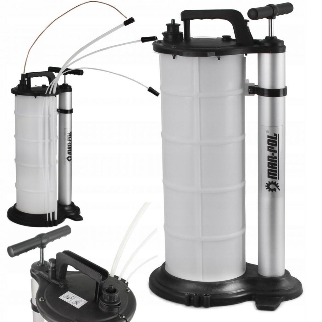 MARPOL | Ölabsaugpumpe, 9L, manuell, mit 3 Sonden, Vakuum Produktbild 