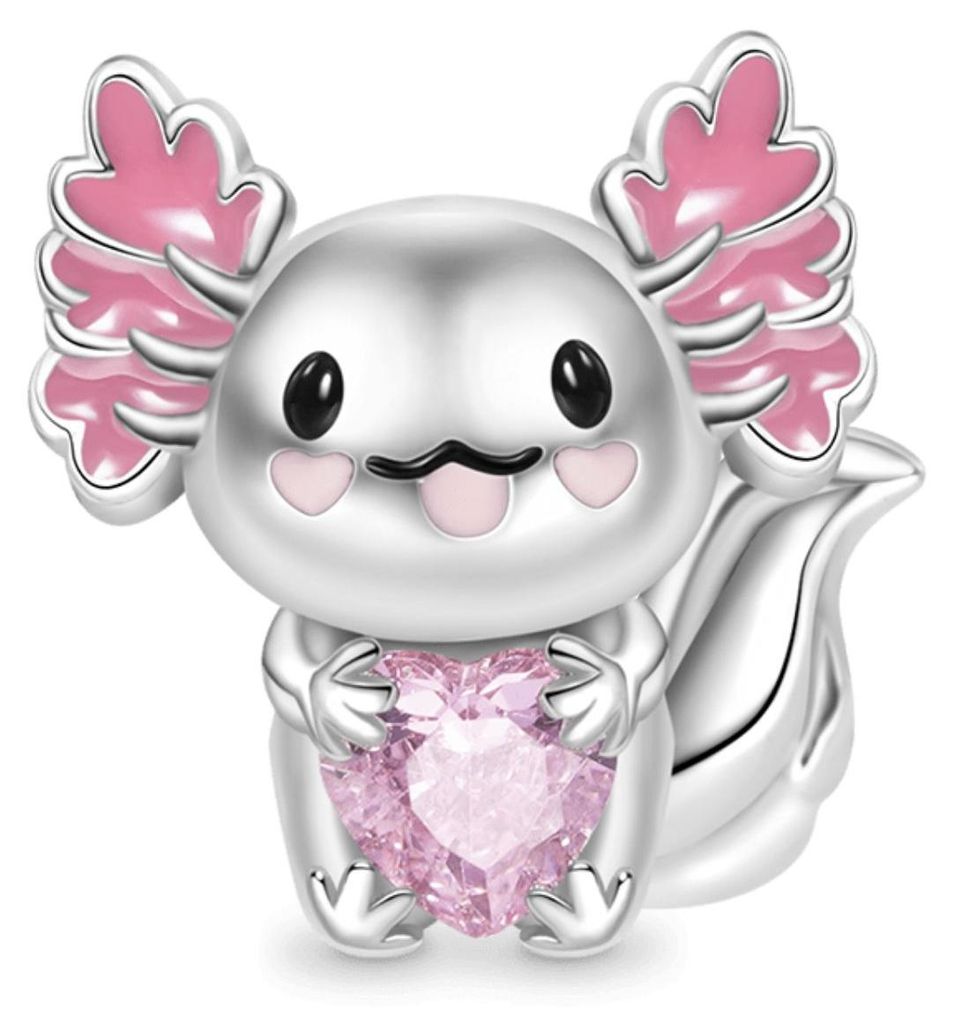 Gnoce Charm Axolotl mit Herz FSC154 Produktbild 