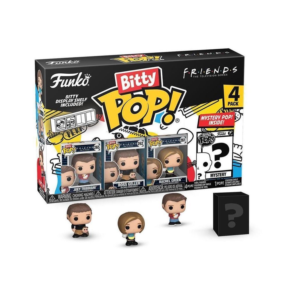 Friends Bitty POP! figure in vinile 4-pack Joey 2,5 cm Immagine del prodotto 