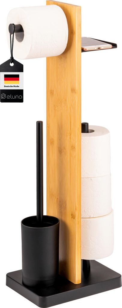 eluno Stand-WC-Garnitur 4in1, WC-Bürste, Produktbild 
