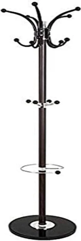 Patère murale design en métal pour chambre et bureau, Coloris Anthracite