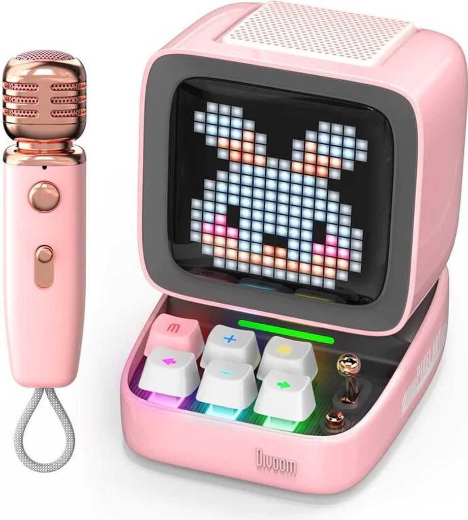 Divoom Lautsprecher DitooMic - pink Produktbild 