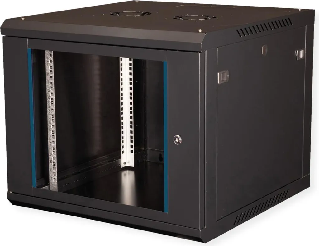 Armoire Informatique 9U VALUE 600mm Noire Kit pour Ranger vos Câbles