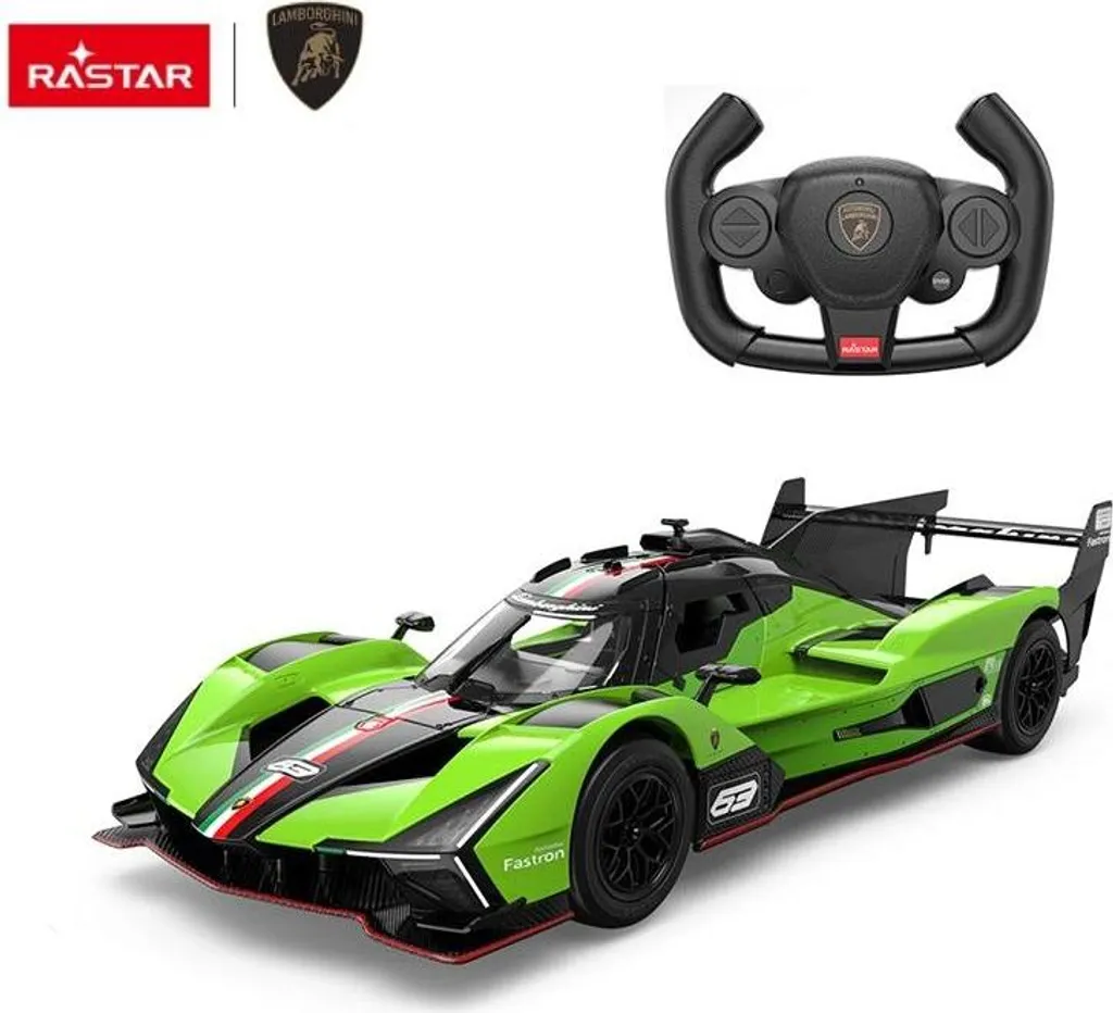 Voiture de course Lamborghini SC63 télécommandée 1:14 pour Enfant et Adulte