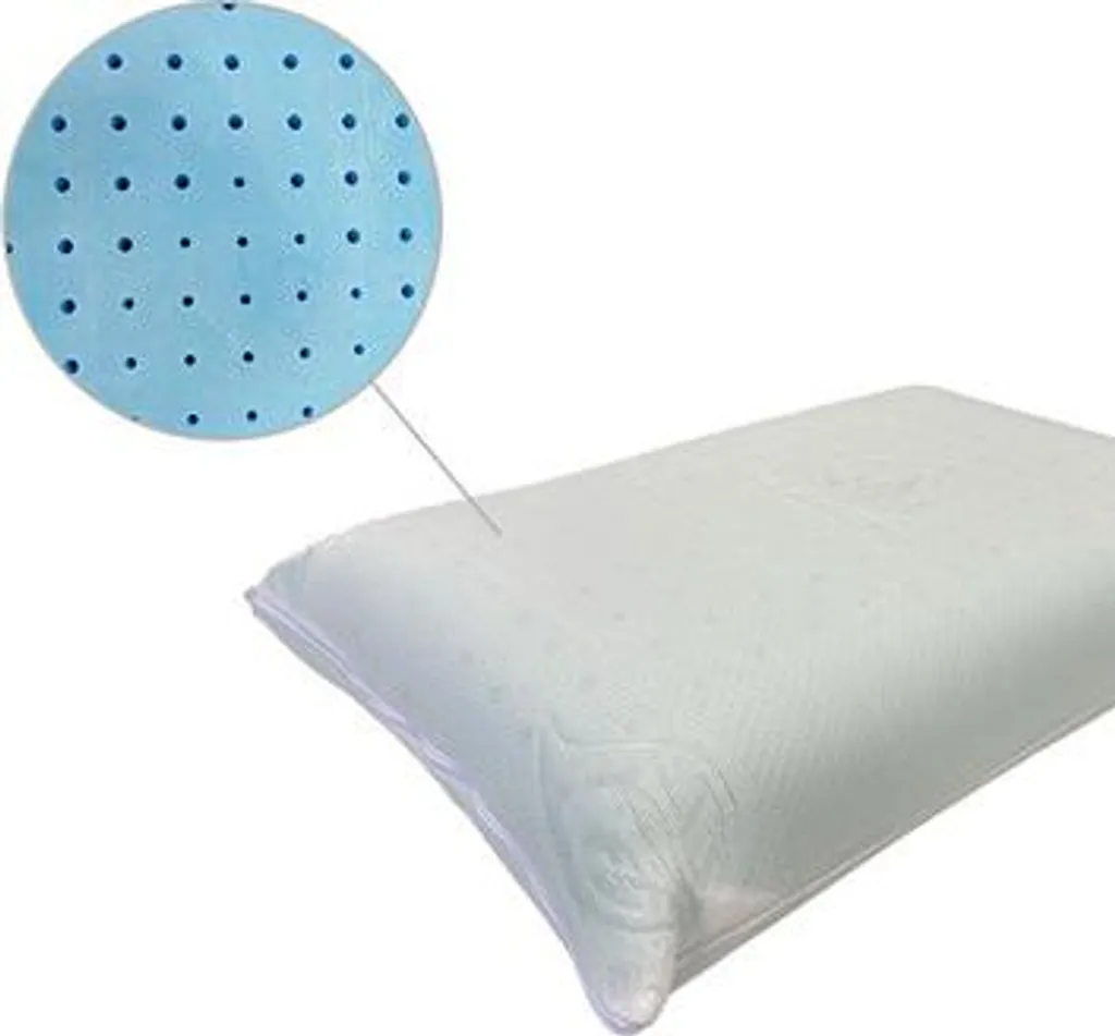Oreiller Visco Fresh Perfurada pour Dormir au Frais et sans Douleurs