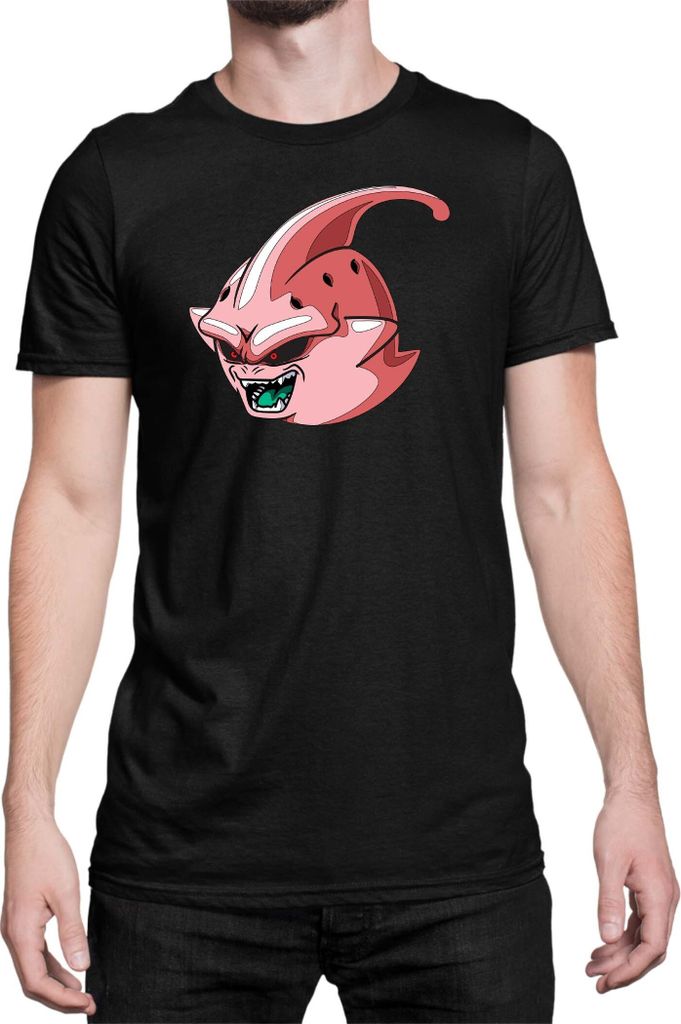 Herren T-Shirt Dragon Anime Manga Ball Z Majin Boo 01, Man S / Schwarz