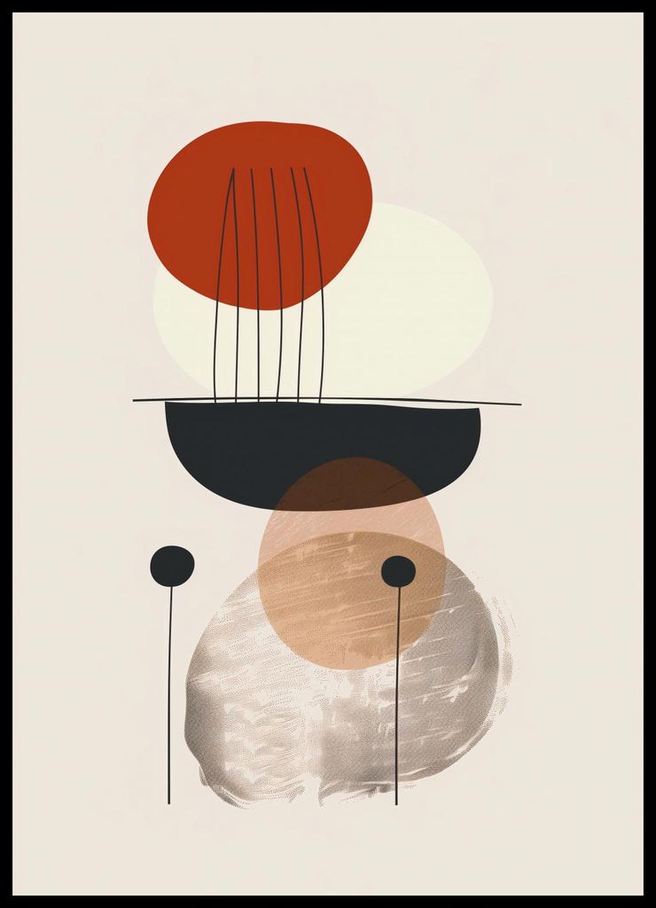 Plakat 50x70cm Westen über der Ebene