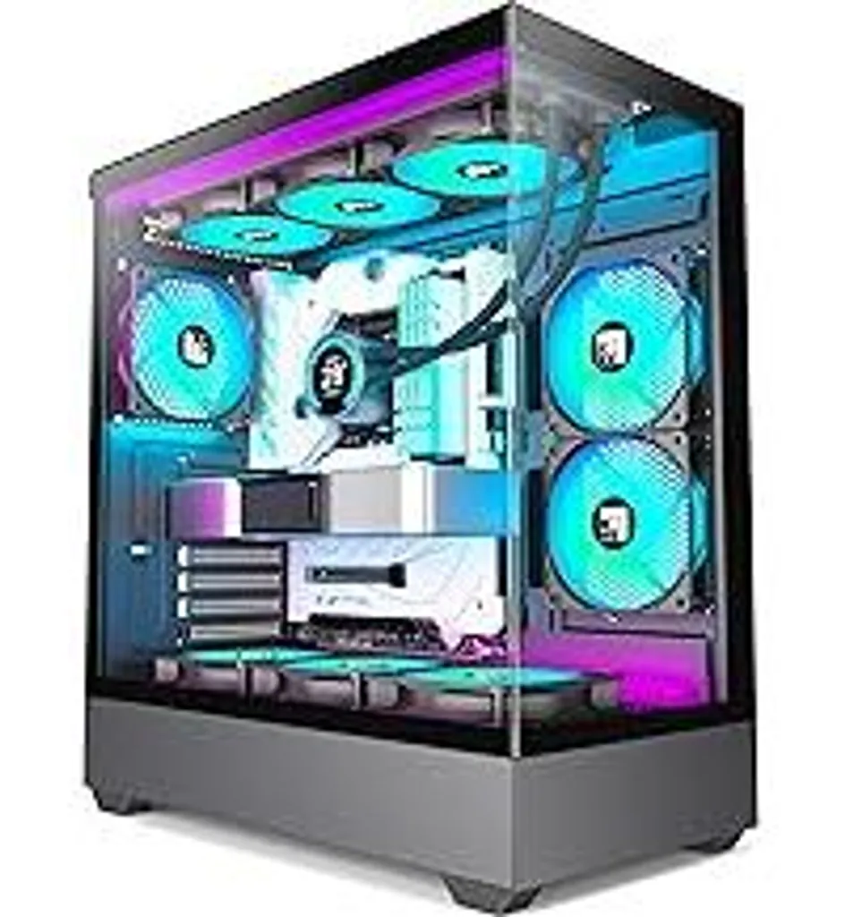 FOIFKIN F1 Case Gaming ATX - 6 Ventole PWM ARGB - Panoramico 270°