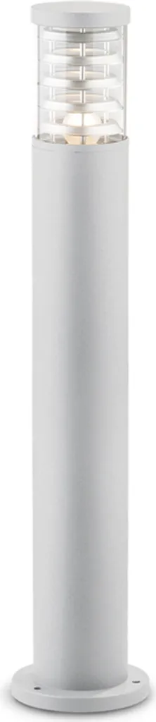 Lampe de chemin balisage allée de jardin 80cm en alu blanc design moderne