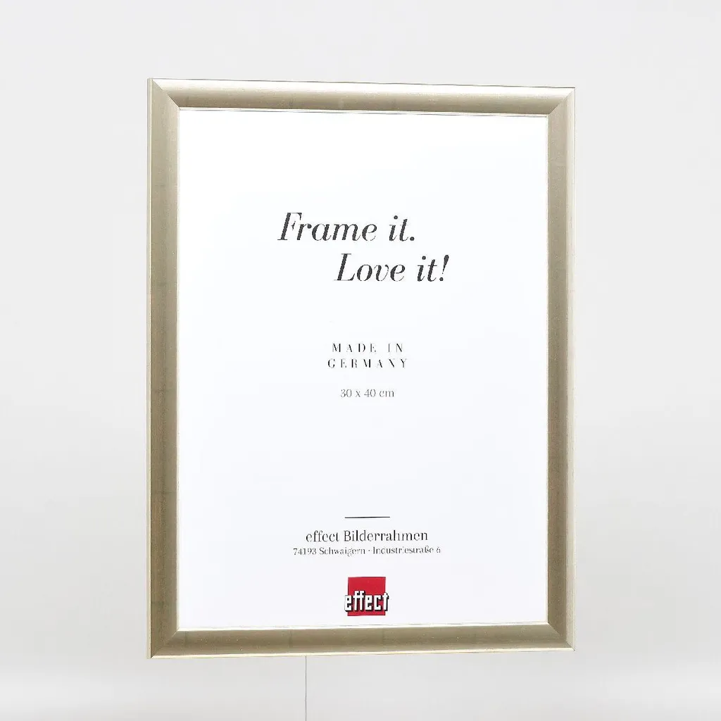Effect Profil 43: Cornice 25x50 Argento Legno e Vetro Artistico - 4