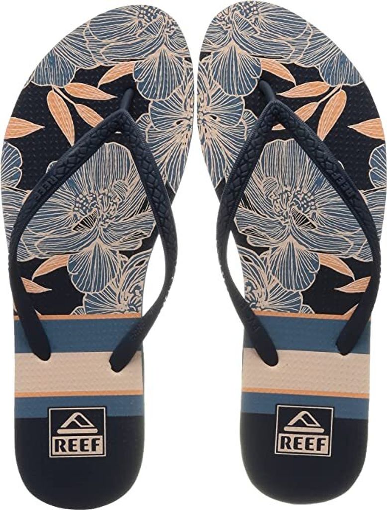 Reef Damen Seaside Prints Zehentrenner Sandale - Grösse 38,5
